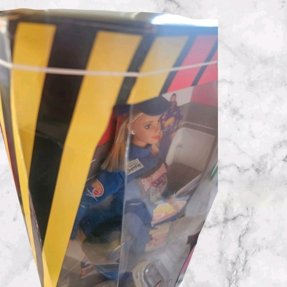 NASCAR 50th Anniversary BARBIE DOLL 1998 NRFB 50th #20442 - Picture 8 of 10